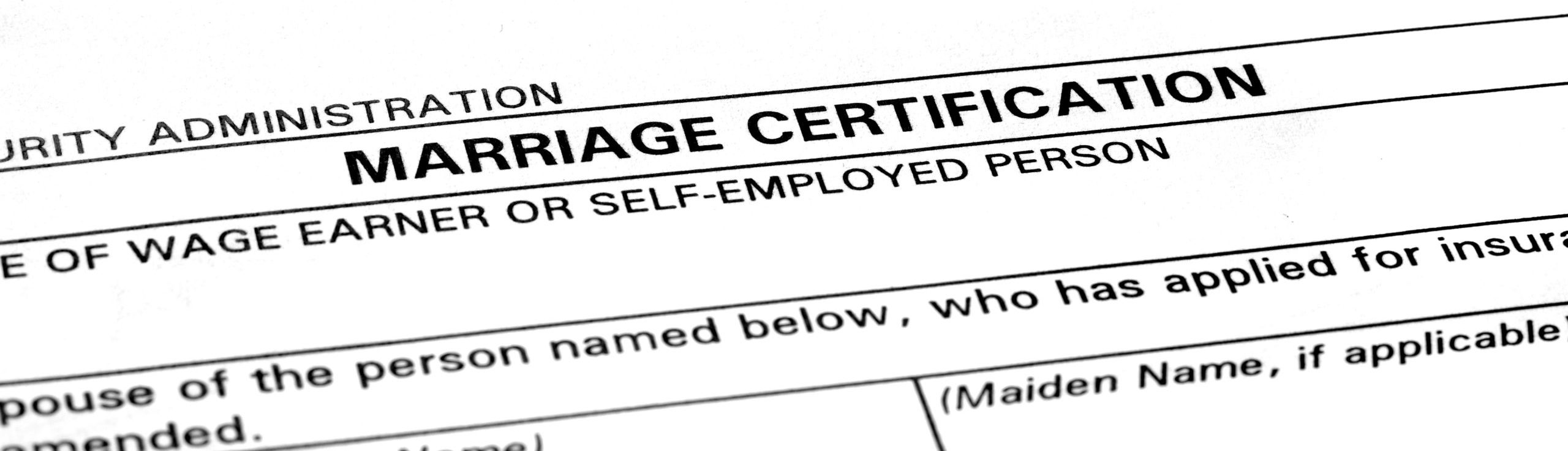 How to get a copy of a marriage certificate?